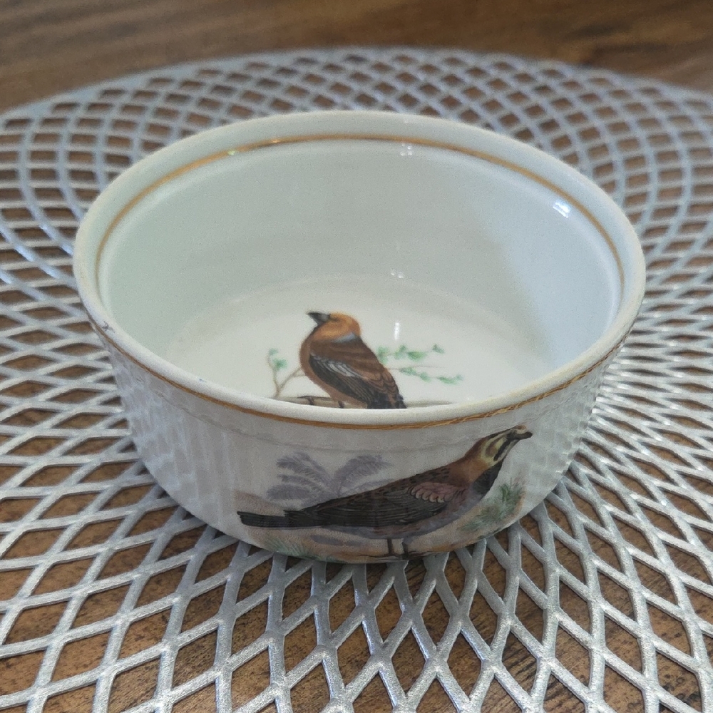 Elegant Bird Design Ceramic Bowl